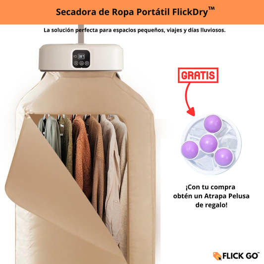 Secadora de ropa portátil FlickDry™